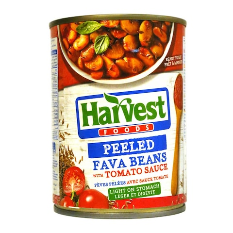 Harvest Peeled Fava Beans with Tomato Sauce
