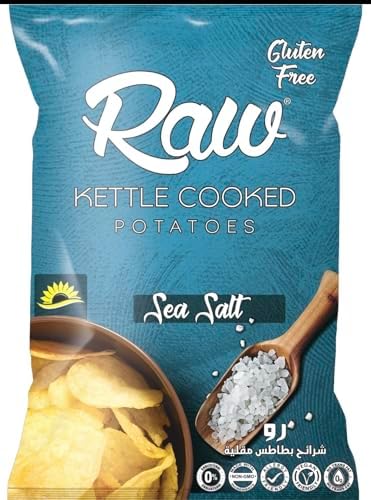 Raw Sea Salt Potato Chips 120g