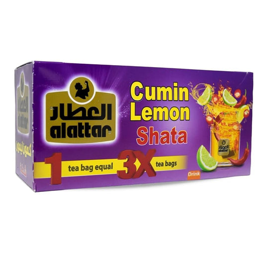 Ceai de plante Al Attar, chimion, lămâie și Shata, 20 de pliculețe