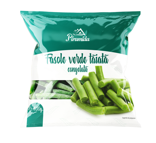 Priramida Fasole verde taiata