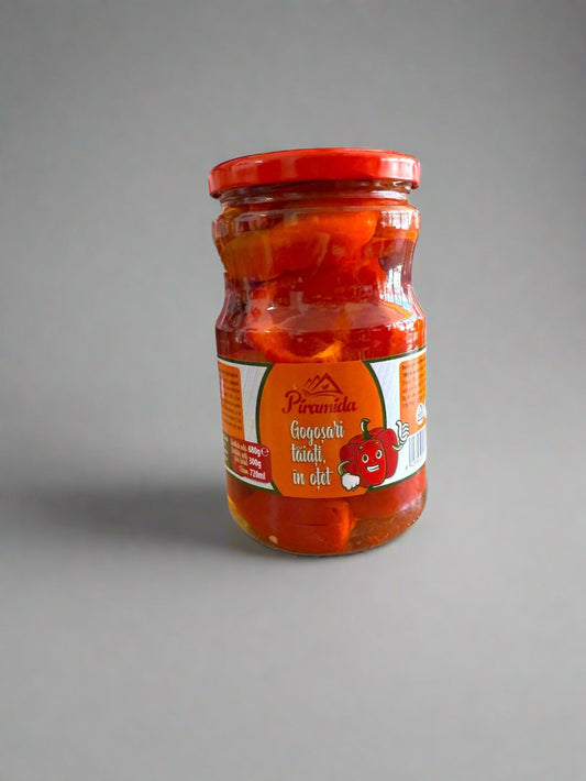 Piramida gogosari taiati in otet 680g